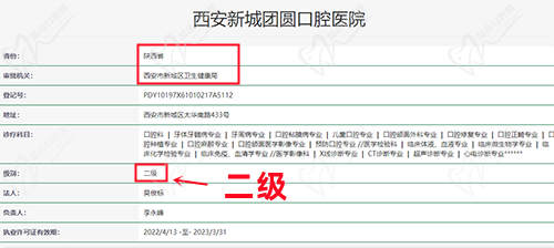 西安團(tuán)圓口腔醫(yī)院資質(zhì)
